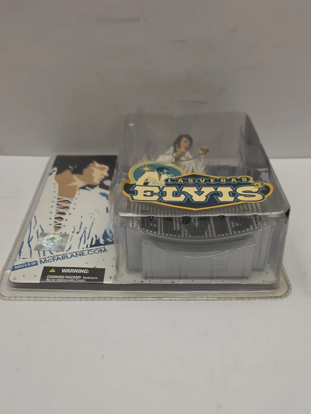 Elvis Las Vegas Action Figure White Jumpsuit Mcfalane Toys